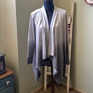 Size 1x grey ombré cardigan